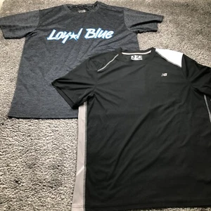 Lot of 2 Loyal Blue New Balance Mens T-Shirts Size XL Graphic Short Sleeve - Picture 1 of 20