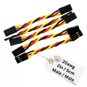 BackBayRC - 2in 20awg Male / Male Universal Servo Extensions - Picture 1 of 4
