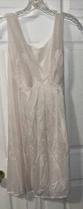 Vintage Gaymode Penneys pale pink Nightgown lace Nylon Medium - Picture 1 of 4