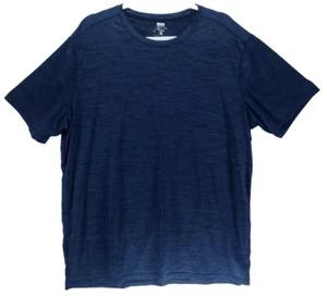 Liberty Pro Moisture Wicking Sports Shirt Men's XXL Dark Navy Blue Crew Neck - Picture 1 of 5