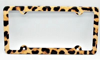ДИКАЯ ПРИРОДА ТИГР ГЕПАРД ЖИВОТНОЕ КОЖА ЖИВОТНОЕ ЛЮБОВЬ ДРУГ МЕТАЛЛИЧЕСКИЙ АВТОМОБИЛЬ ЛИЦЕНЗИОННАЯ РАМА - Изображение 1 из 4