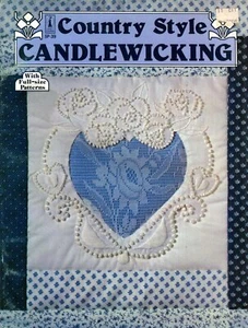 Country Style Candlewicking Craft Course SP-39 Quilt, Placemat, Recipe Book NOS - Picture 1 of 9