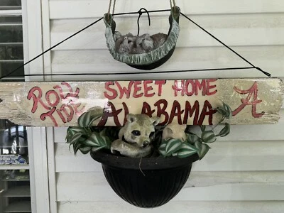 Alabama Sign - Rustic Hand Painted Wood Sign - Sweet Home Alabama Roll Tide - Image 1 of 4