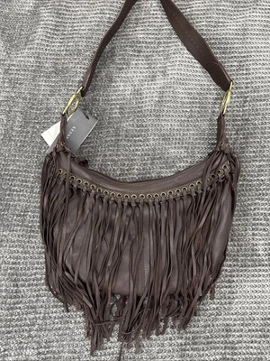 Новый с Ярлыками Kenneth Kole кожи Hobo бахрома сумка сумочка  - Изображение 1 из 4