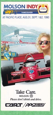 Rare 1990 Vancouver Molson Indy Pacific Place Ticket Reservation Order Form - Image 1 of 4