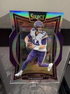 2024 Select Sam Darnold Silver Prizm Concourse Level #92 Minnesota Vikings - Bild 1 von 2