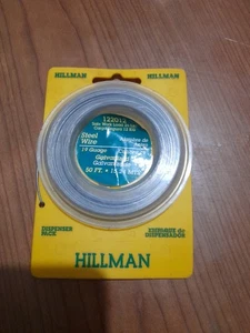PAQUETE DISPENSADOR HILLMAN ALAMBRE GALVANIZADO 19GA X 50 FT 122012 - Imagen 1 de 3