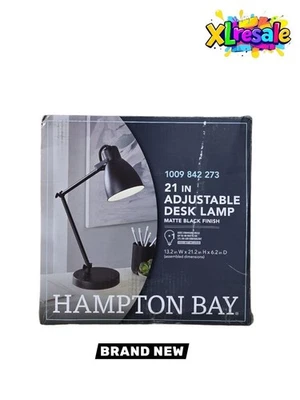 Hampton Bay 24 in. Black Architect Desk Lamp - Image 1 of 4