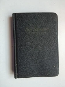 THE NEW TESTAMENT Red Letter Edition Leather 1899 - Imagen 1 de 8