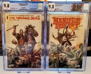 Walking Dead #129 & Manifest Destiny #8 CGC 9.8 (Image, 2014) CONNECTING SET‼️ - Picture 1 of 12