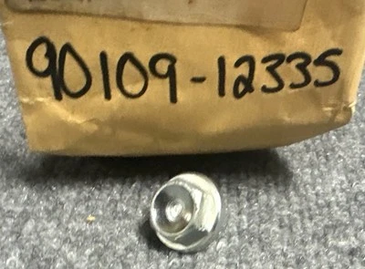 Par de pernos de montaje de estriba Yamaha genuinos 1972 DT2MX RT2MX 90109-12335-00 NUEVO DE STOCK Foto 1 de 3