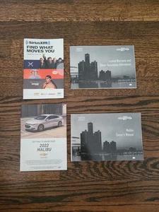 2022 Chevy Malibu Owners Manual - Full Set in Excellent Condition Chevrolet - Picture 1 of 5