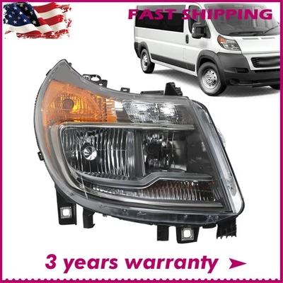 Halogen Headlight W/DRL For 2014-2022 RAM ProMaster 1500 2500 3500 Right Side RH - Изображение 1 из 4