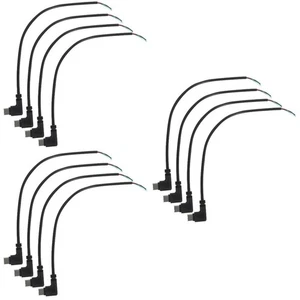  Confezione da 3 Cavi Artigianali Usb Type-c Filo Treccia Angolo Retto Corto - Foto 1 di 12