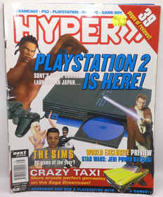 Hyper Magazine 78 April 2000. PS2 Dreamcast Sims Crazy Taxi Star Wars Jedi Power
