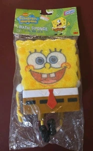 Bob Esponja Cuadrada Pantalones Baño Esponja con Soporte 2002 - Imagen 1 de 7