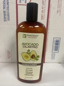 IC FANTASIA AVOCADO CILANTRO CONDITIONER 12 OZ 100% VEGAN CONTROL FRIZZ - Picture 1 of 2