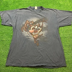 Vintage 1996 Taz Tasmanian Devil Looney Tunes T-Shirt Bungee School Rare HTF - Picture 1 of 9