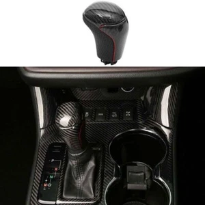 Inner Gear Shift Knob Cover For Toyota Highlander Real Carbon Fiber 2014-2019 - Picture 1 of 6