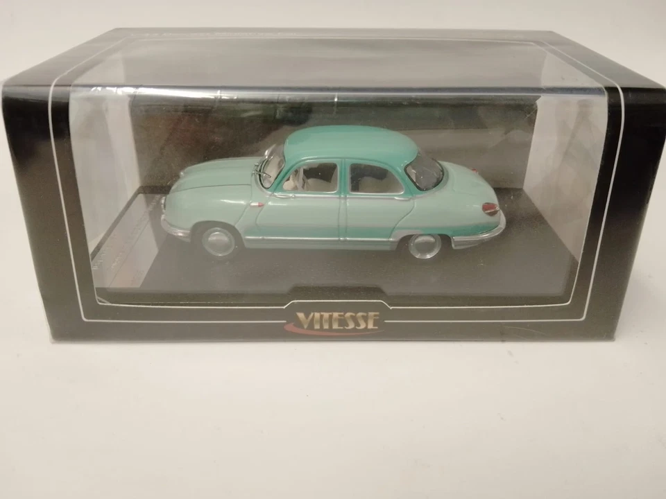 Vitesse Panhard Dyna Z12 Grand Standing Light - Dark Green 1957 1/43 23594 - Image 1 of 4
