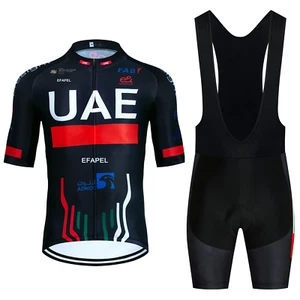 New 2025 Cycling Set UAE Team Bike Jersey Shorts Set Men Women Quick Dry Ropa Ci - Picture 1 of 20
