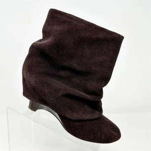 Naughty Monkey Women's Brown Slouchy Leather Pull On Ankle Booties Size 8.5 - Bild 1 von 12