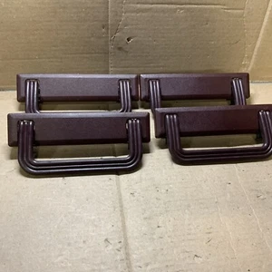 Qty4 1994 Buick Roadmaster - Overhead Grab Handle All4 Burgundy Saveđź’µ - Picture 1 of 4