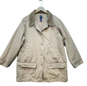 Basic Editions Womens Chore Barn Jacket Size 1X Tan Chore Workwear - Picture 1 of 15
