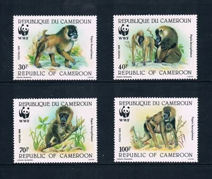 1/2 off $13.50 Scott Value - 1988 CAMEROON Mandrills, Baboons MNH NH UMM - Picture 1 of 2