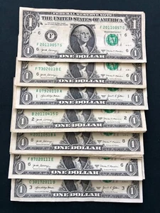 2011  $1 (ONE DOLLAR) YOUR CHOICE (1) BIRTHDAY - ANNIV NOTE - SEE DESCRIPTION - Picture 1 of 5