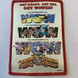 Patch originale Ringling Bros WOW "Pronti a stupirsi?" CE1 - Foto 1 di 3