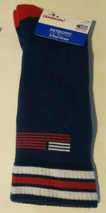 Mens Celebrate Patriotic 4th July Crew Socks Navy Blue Flag 6-12 - Bild 1 von 2