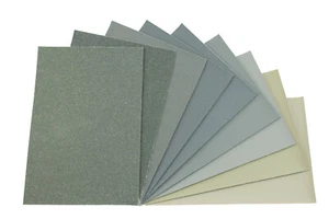 Confezione tessuto lucidante micro-rete | 9 fogli da 6""x4"" regolare | grossolano-ultra fine - Foto 1 di 3