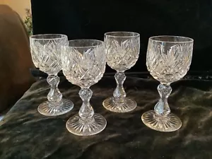 Hawkes HARVARD American Brilliant Cut Glass Beauties X 4 Gorgeous Cordials - Picture 1 of 12