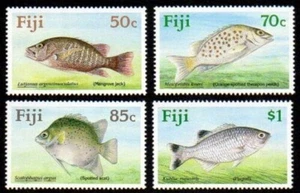 Fiji 1990 Fish, Jack, Perch, Scat & Flagtail, MNH / UNM - Picture 1 of 1