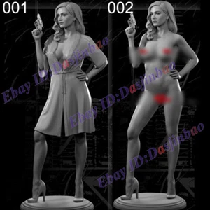Kit Modelo Impresión 3D Verde Agente 1/6 1/8 Sin Pintar Sin Montar 2 Ver Sexy Mujer - Imagen 1 de 16