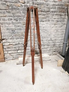 ancienne Trépied Militaire en bois , Tripode Armée . Topographie ... pied lampe - Imagen 1 de 6