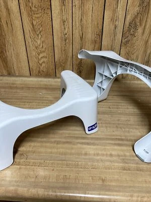 2 Pack Squatty Potty Simple Toilet Stool, White, 7" New - Image 1 of 2