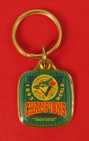 1993 WINCRAFT KEY CHAIN MLB TORONTO BLUE JAYS CANADA WORLD SERIES CHAMPIONS !!! Cover