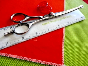 PET Upward Curved _ Pet Grooming Scissors for Cat Dog Ball Round SAFETY TIP - Picture 1 of 21