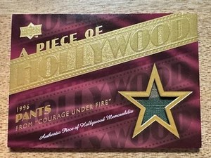 2008 Stück Hollywood Memorabilia Courage Under Fire Denzel RELIC HOSE -55 - Bild 1 von 2