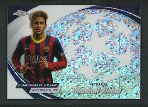 2024 NEYMAR JR TOPPS CROMATO UEFA CHAMPIONS LEAGUE STARBALL DEBUTTO DIAMANTE MINI - Foto 1 di 2