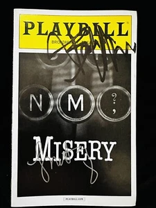 Bruce Willis & Laurie Metcalf signed Misery Playbill Broadway in person - Picture 1 of 2