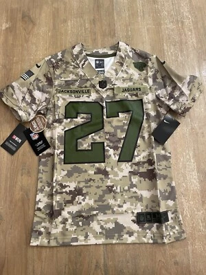 Nike Jacksonville Jaguars Jersey Salute to Service Camo Kids Youth Medium 10/12 - Image 1 of 4