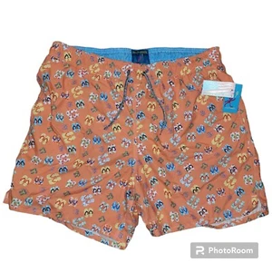 Vintage Michael's Made In USA All Over Print Lined Swim Trunks Men's Size XXL - Picture 1 of 6