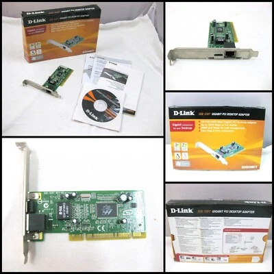 D-Link DGE-530T 10/100/1000 Mbps Gigabit PCI Desktop Adapter LAN Card - Image 1 of 4