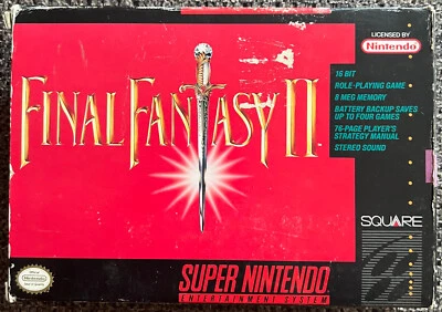 Final Fantasy II (Super Nintendo Entertainment System, 1991) - CIB - Image 1 of 4