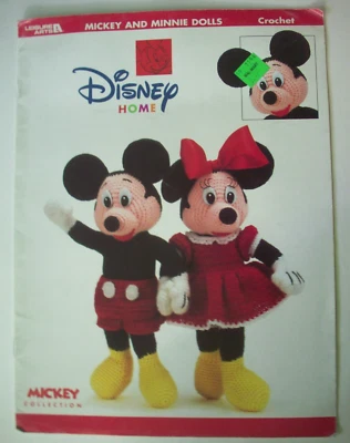 Disney 12" Mickey & Minnie Mouse dolls crochet pattern - Image 1 of 3