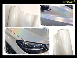 Vinylfolie Covering weiß holographisch 152x50cm thermoverformbar selbstklebend - Bild 1 von 5