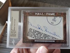 2021 Leaf Cut Signature Hall of Fame Baseball Edition Duke Snider Auto Free Ship